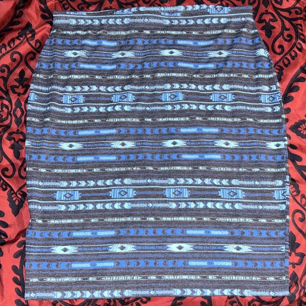 Pencil skirt - Aztec print